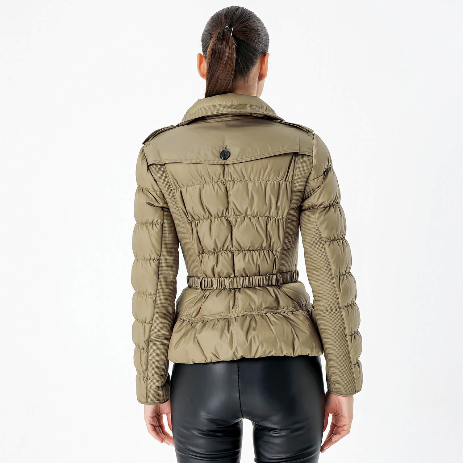 Burberry - Brown Puffer Classic Coat